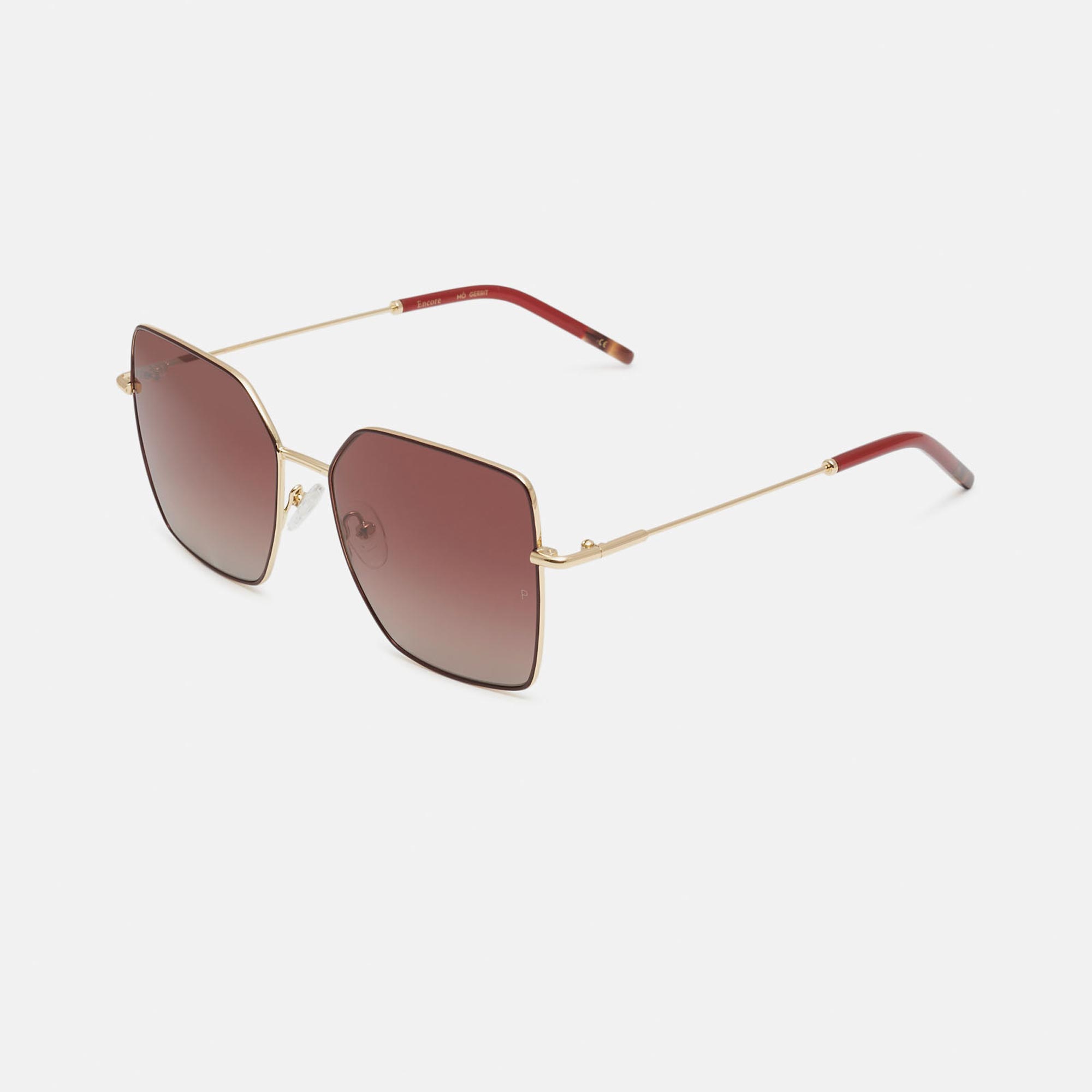 mó GERRIT SUN, burgundy/gold, large image number 1