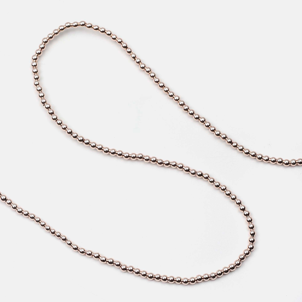 CORDON METAL BALLS ROSE GOLD,, large image number 1